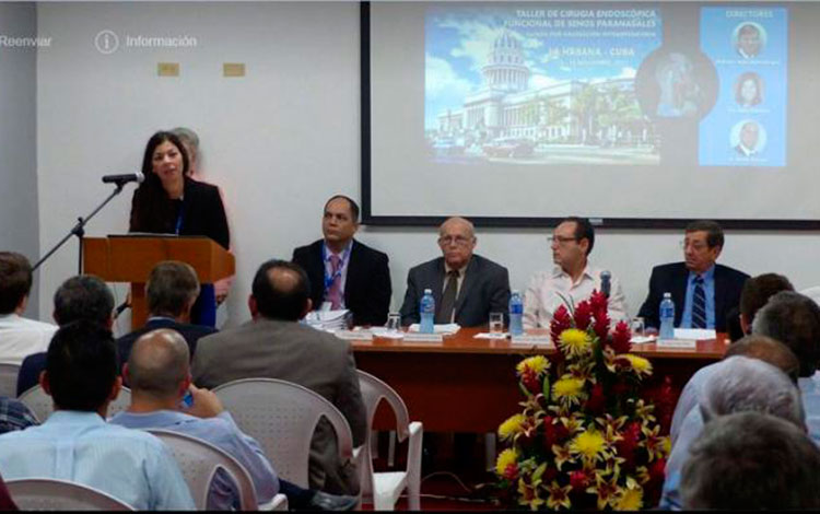 Taller de cirugía endoscópica organizado por la Sociedad Cubana de Otorrinolaringología y Cirugía de Cabeza y Cuello.