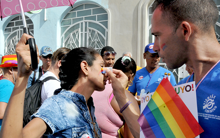 Marcha contra la homofobia.