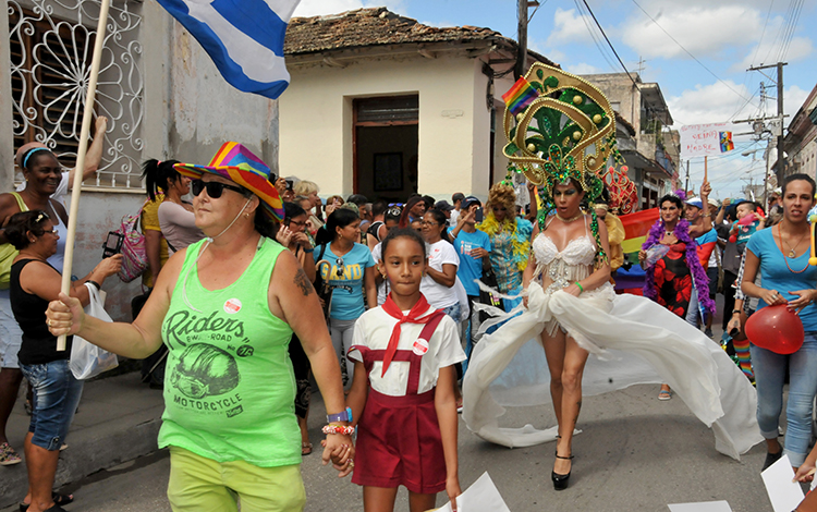 Marcha contra la homofobia.