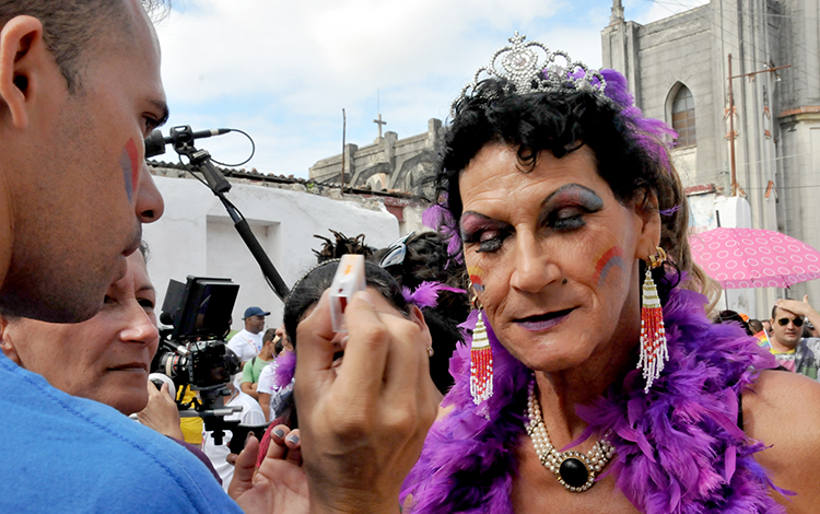 Marcha contra la homofobia.