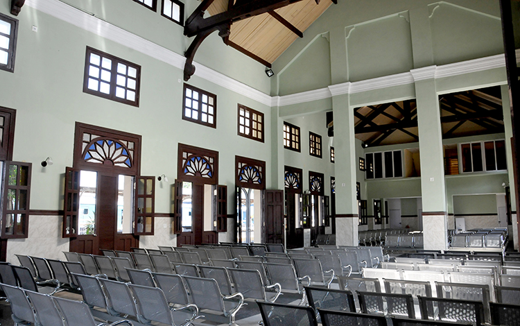 Interior de la Estación Ferroviaria de Santa Clara, Cuba.