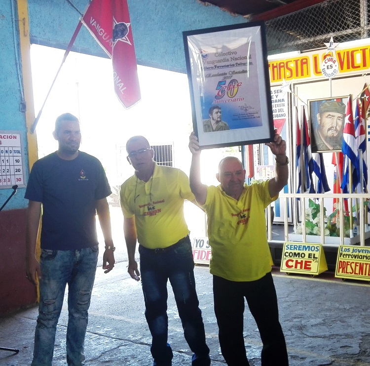 Reconocimiento taller ferroviario de Caibarién Reconocimiento taller ferroviario de Caibarién