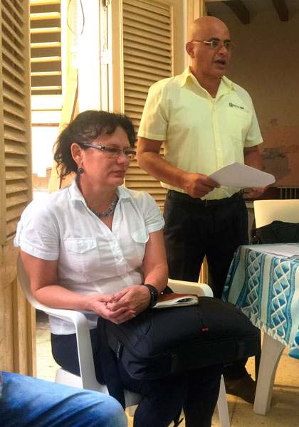 Direectivos de TaxiCuba en Villa Clara