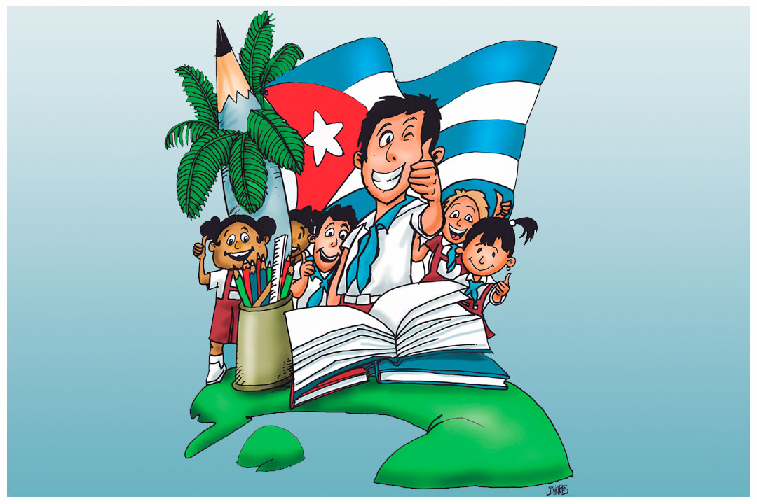 Ilustración de Adalberto Linares sobrel nuevo curso escolar.