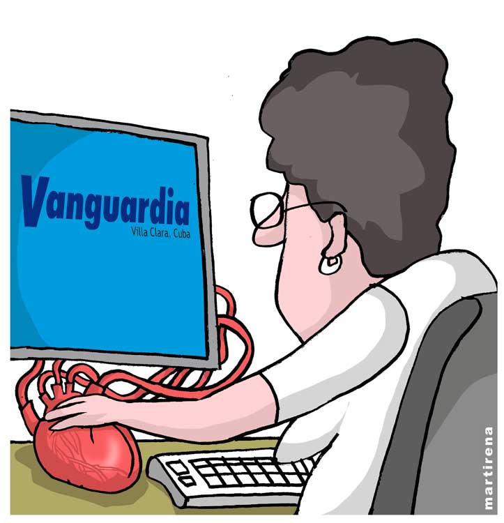 Caricatura de Mercedes Rodríguez García. Caricatura de Mercedes Rodríguez García.