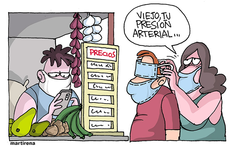 Caricatura de Alfredo Martirena.