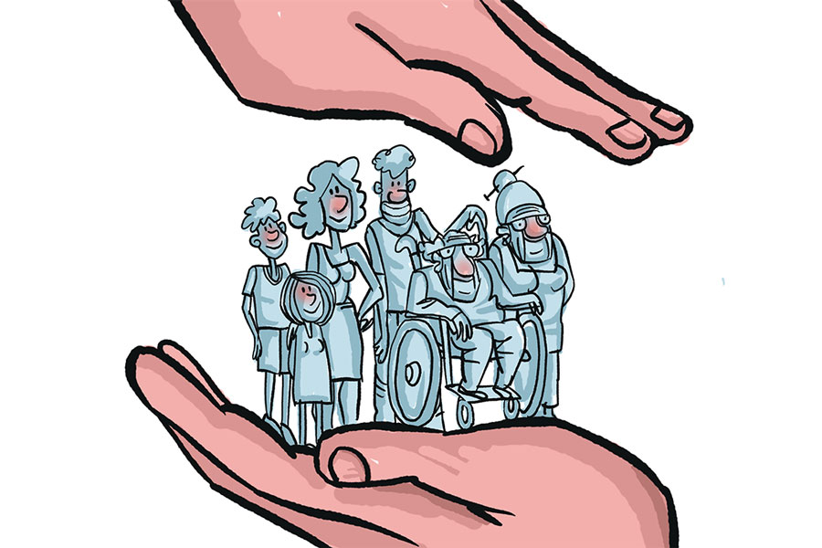 Caricatura de Alfredo Martirena sobre aplicación del Código de las Familias.