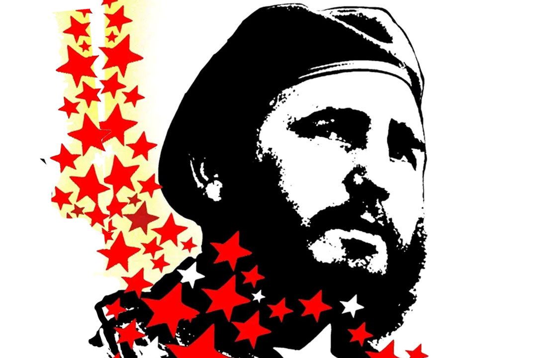 Ilustración de Alfredo Martirena sobre el centenario de Fidel.