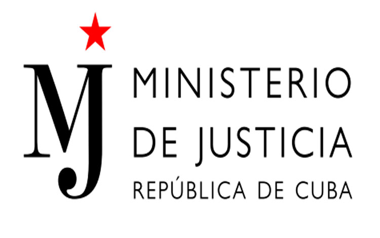 Logo del Ministerio de Justicia.