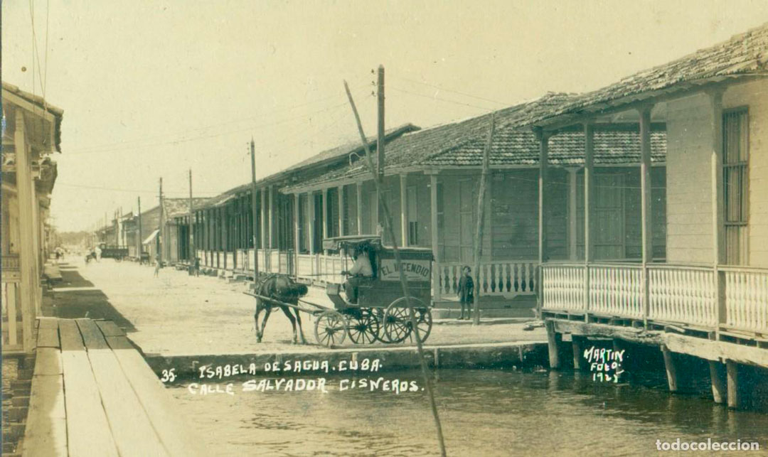 Foto de Isabela de Sagua en 1925.