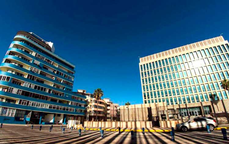 Embajada de Estados Unidos en La Habana.