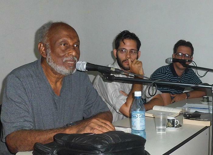 Esteban Morales en el espacio La Caldera.