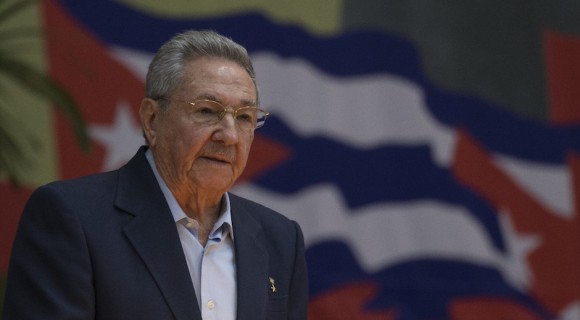 Raúl Castro Ruz en el 7mo. Congreso del PCC.