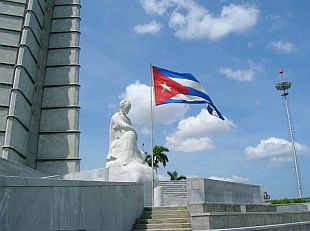 Monumento a José Martí­ en la Plaza de la Revolución.