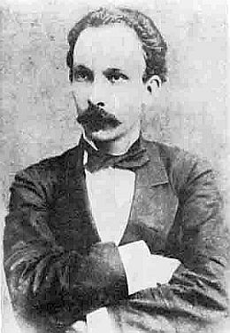 Retrato de José Martí­.