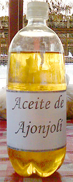 Aceite de ajonjolí. Aceite de ajonjolí.