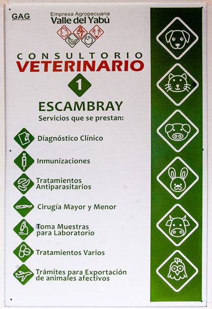 Consultorio veterinario Escambray, de Santa Clara.