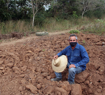 Yalexis Chaviano Reyes, campesino destacado de Manicaragua. Yalexis Chaviano Reyes, campesino destacado de Manicaragua.