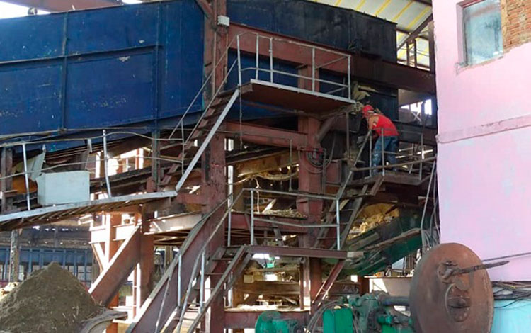 Industria del central Héctor Rodrí­guez, de Sagua la Grande, Villa Clara.