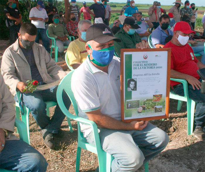 Antonio Subí­ Pérez, delegado directo a la conferencia nacional de los Trabajadores Agropecuarios, Forestales y Tabacaleros.