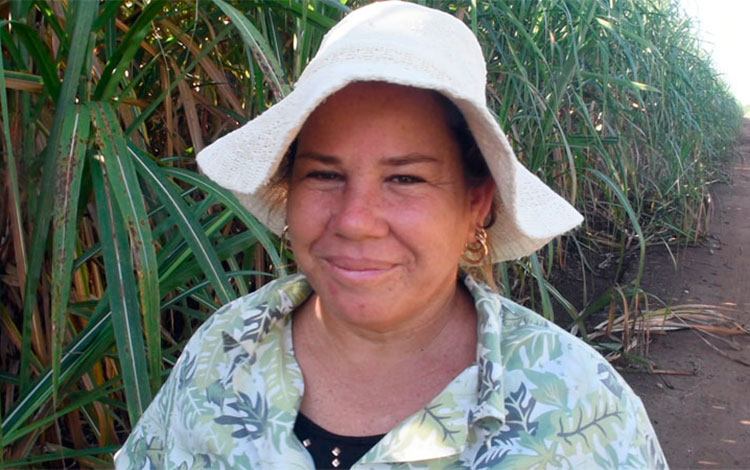 Yamilé Báez Fernández, presidenta de la Cooperativa de Producción Agropecuaria (CPA) Bernardo Dí­az Guerra, de Cifuentes.