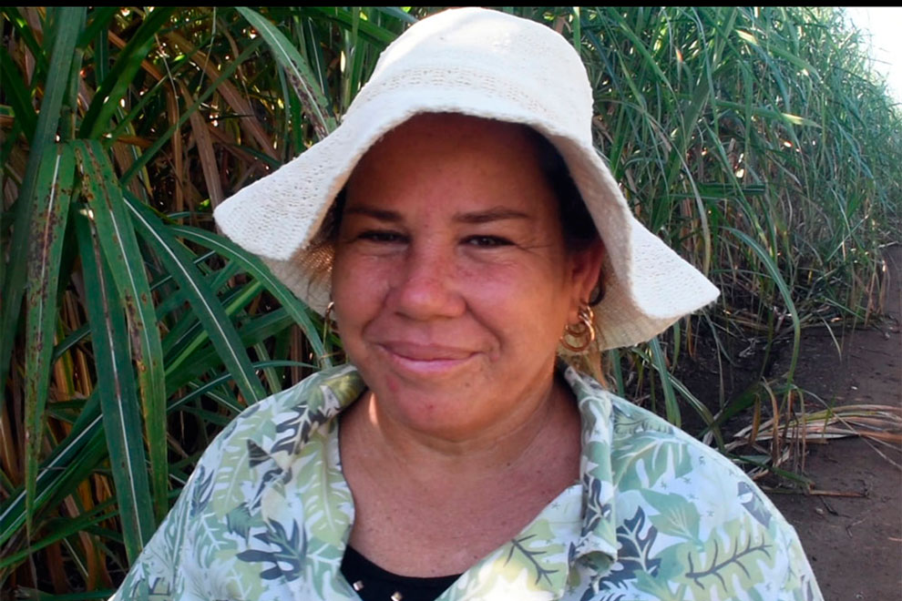 Yamilé Báez Fernández, presidenta de la Cooperativa de Producción Agropecuaria Bernardo Díaz Guerra.