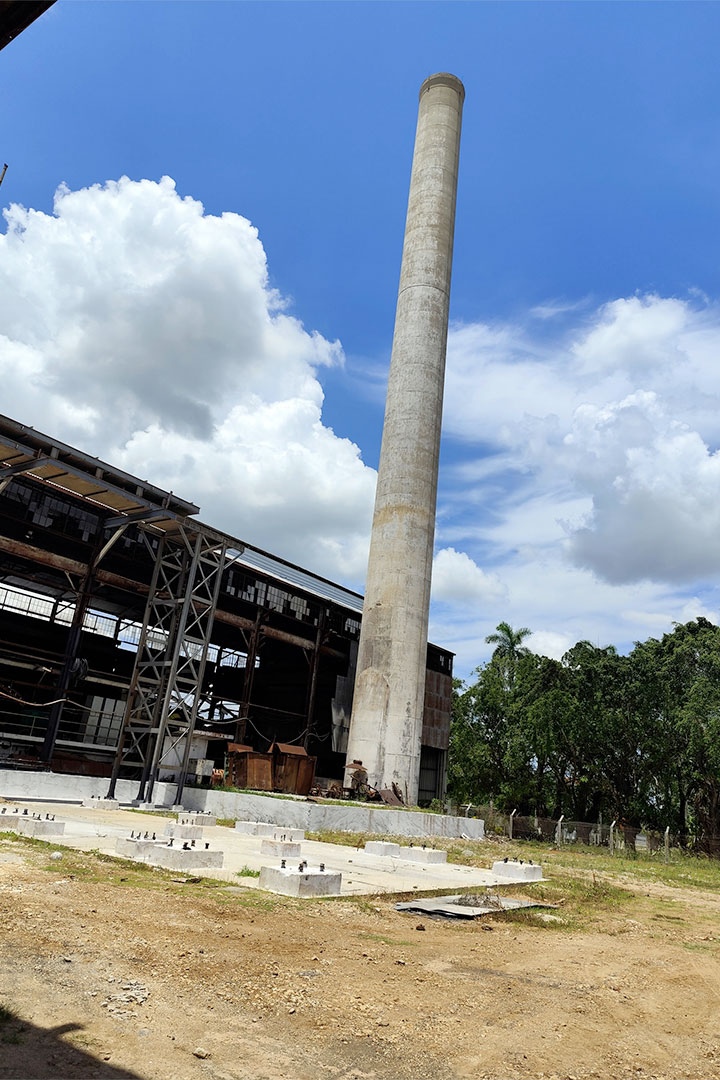 Lugar cercano a la inversión que se ejecuta en el central Panchito Gómez Toro.