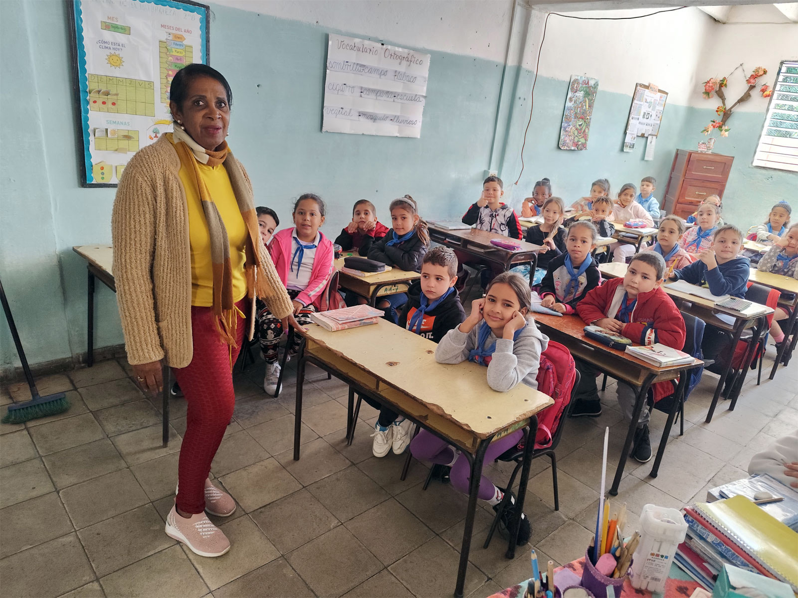 Maestra Oraima Rodríguez.