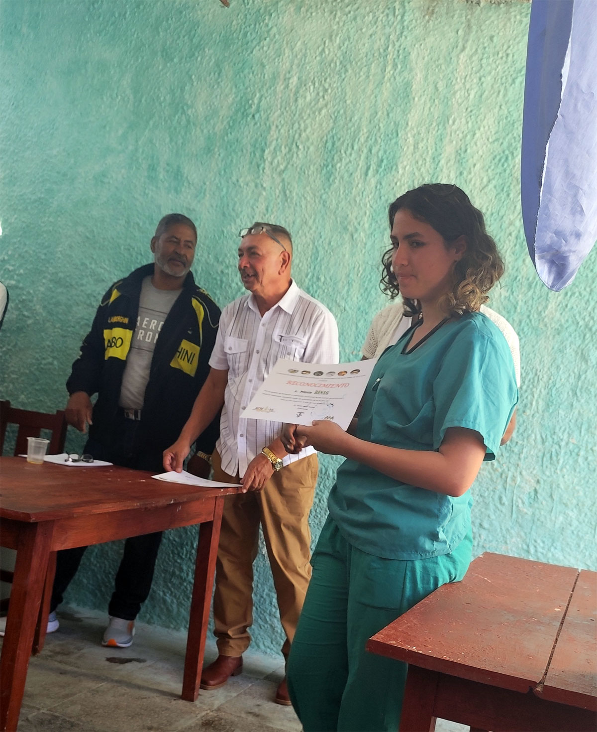 Reconocimiento a estudiantes.