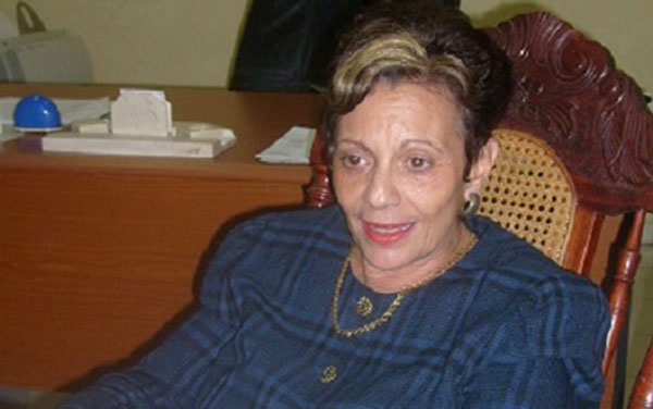 Dra. María del Carmen Velasco Gómez, delegada del Citma en Villa Clara.