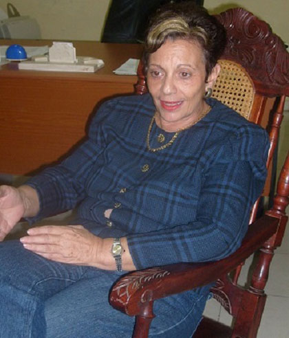 Dra. María del Carmen Velasco Gómez, delegada del Citma en Villa Clara. Dra. María del Carmen Velasco Gómez, delegada del Citma en Villa Clara.