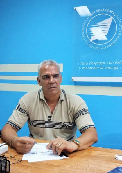 Reinaldo Quesada Buchillón, director del Ciget en Villa Clara. Reinaldo Quesada Buchillón, director del Ciget en Villa Clara.