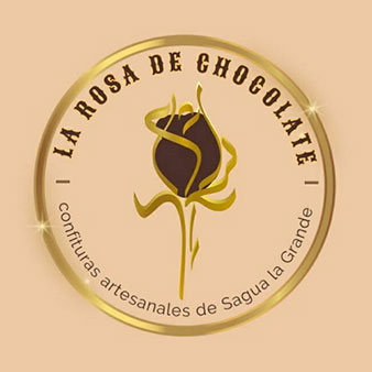 Distintivo de la mipyme La Rosa de Chocolate, de Sagua la Grande.