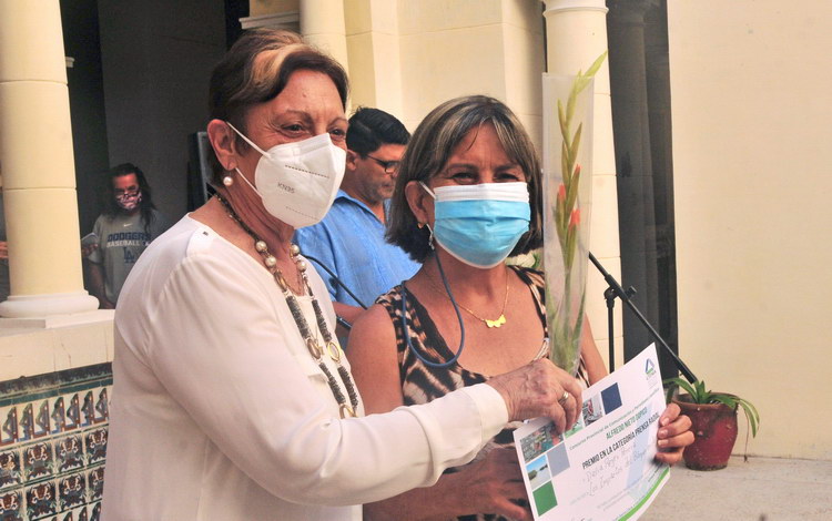 Entrega del Premio de Periodismo Cientí­fico Alfredo Nieto Dopico.