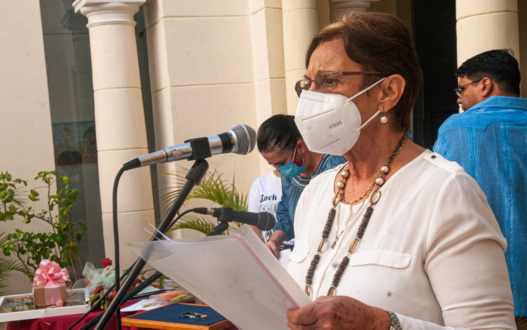 Marí­a del Carmen Velasco, delegada del Citma en Villa Clara.