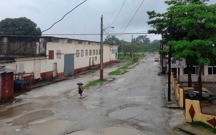 Lluvias en Santa Clara, Villa Clara, Cuba.