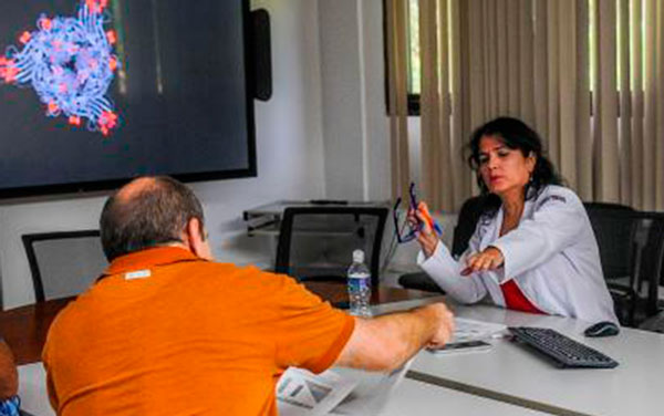 Marta Ayala, directora del Centro de Ingeniería Genética y Biotecnología.