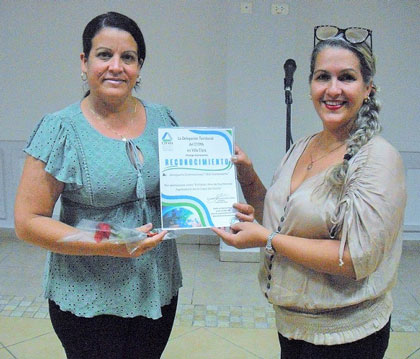 Reconocimiento al Aeropuerto internacional Abel Santamarí­a.