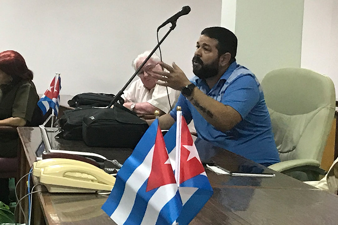 Yoanis Vera Olmo, subdelegado del Citma en Villa Clara.