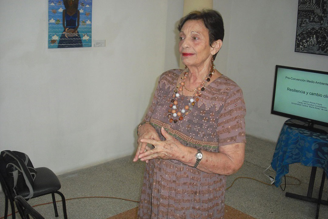 Doctora María del Carmen Velesco,. delegada Citma Villa Clara.