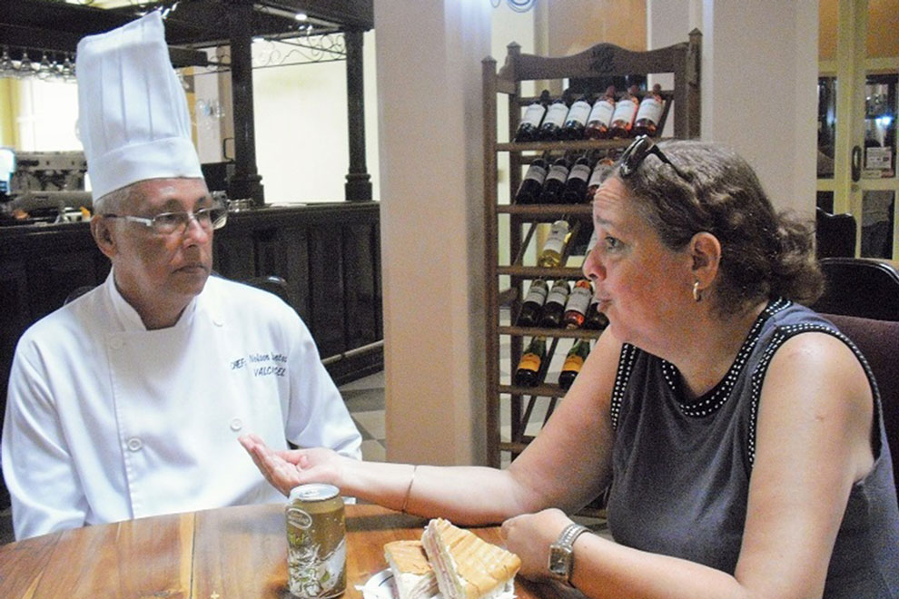 Nelson Santos, chef del hotel Central, de Santa Clara.