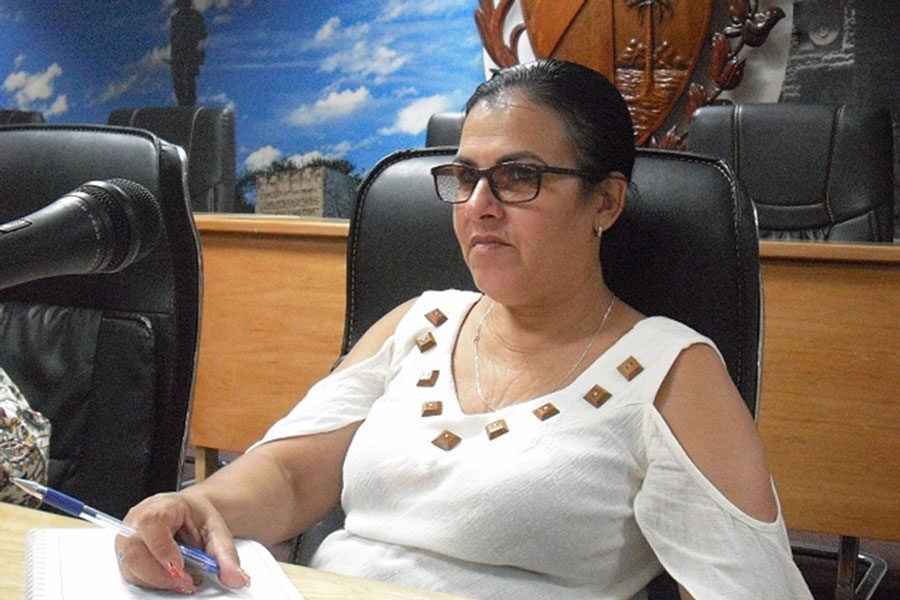 Milaxy Sánchez, vicegobernadora de Villa Clara.