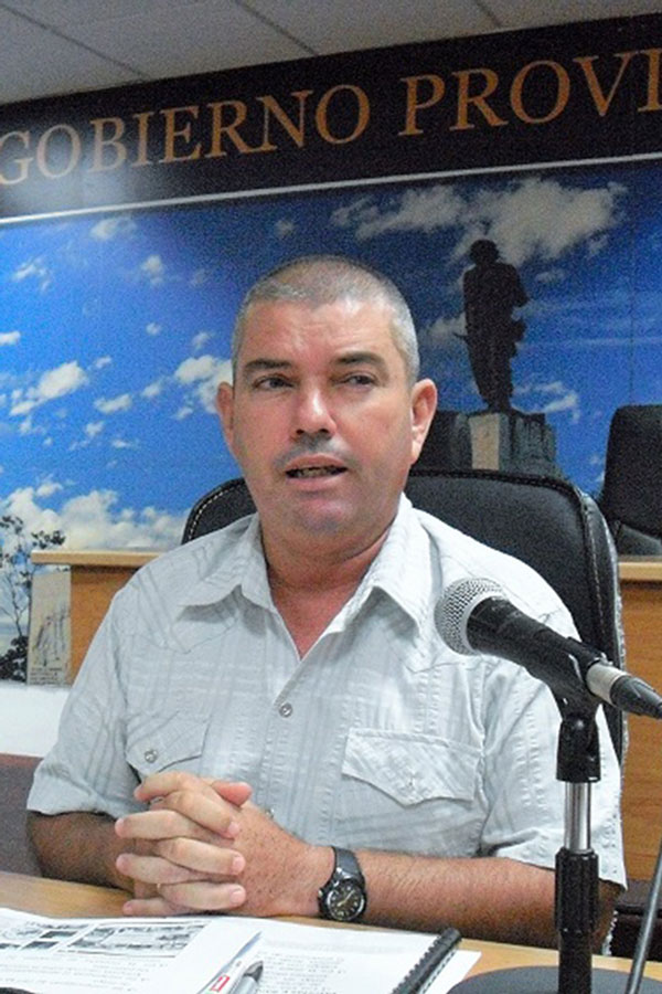 Serguey Martín Guerra, miembro del Buró Provincial del Partido en Villa Clara.