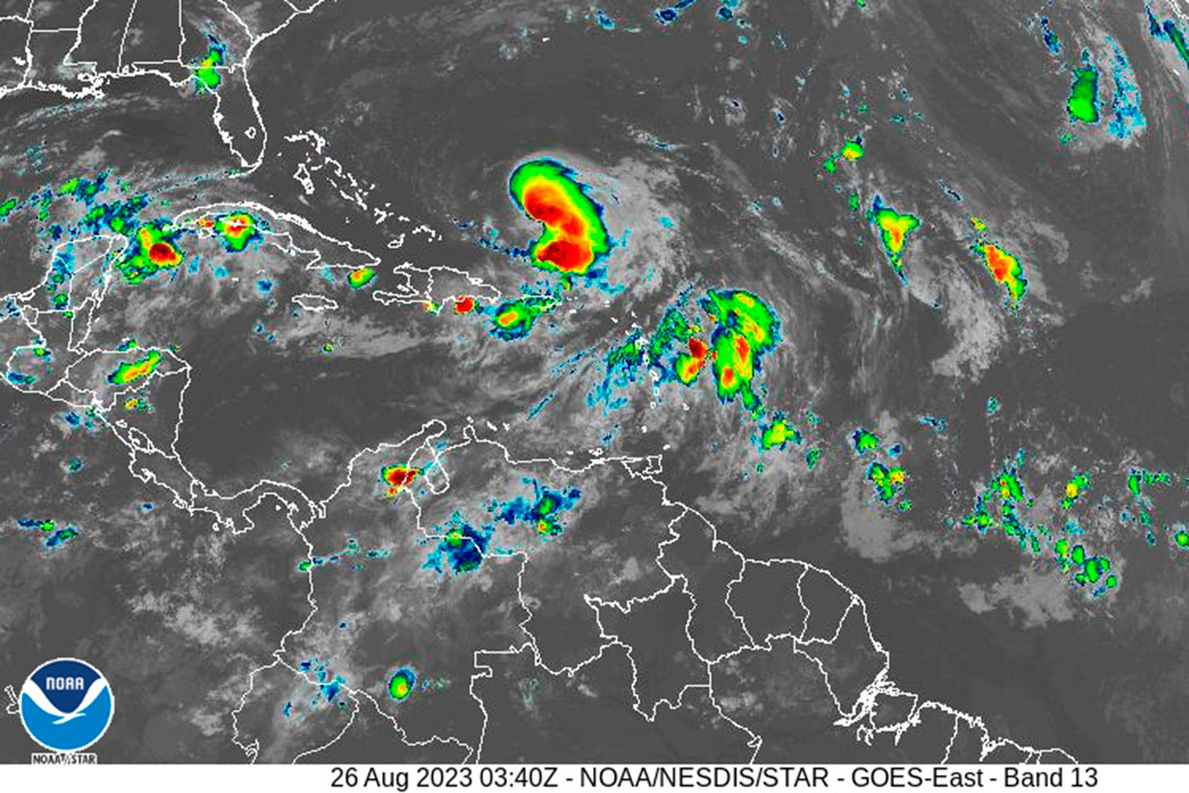 Imagen del satélite.