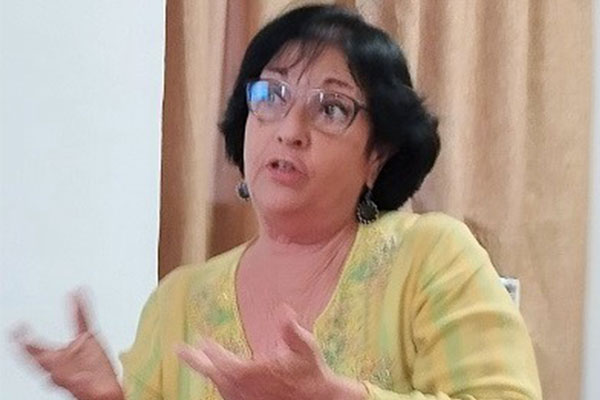 Celia Marta Riera Vázquez, profesora de la UCLV.