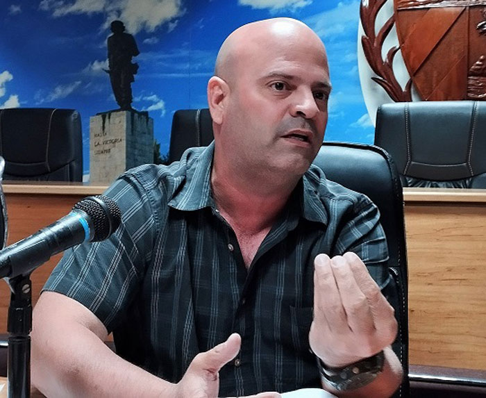 Osnay Miguel Colina, primer secretario del Partido en Villa Clara.