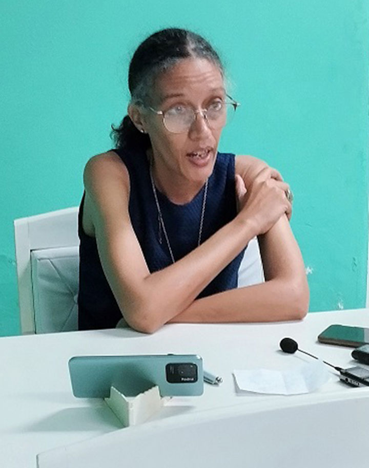 Ismabel Domínguez, subdirectora técnica del Centro Meteorológico Provincial de Villa Clara.