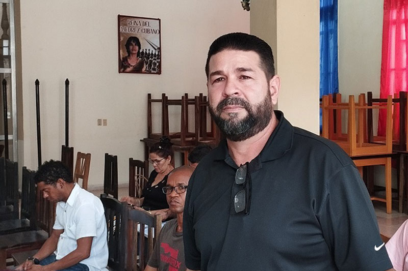 Yoanis Vera Olmo, subdelegado de Ciencia, Tecnología e Innovación en el Citma villaclareño.