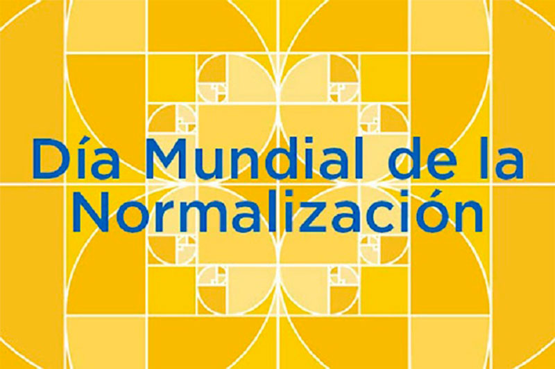 Cartel del Día Mundial de la Normalización.