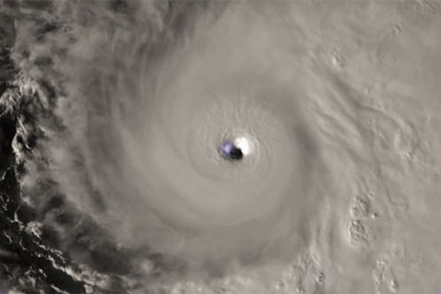 Ojo del huracán Melissa.